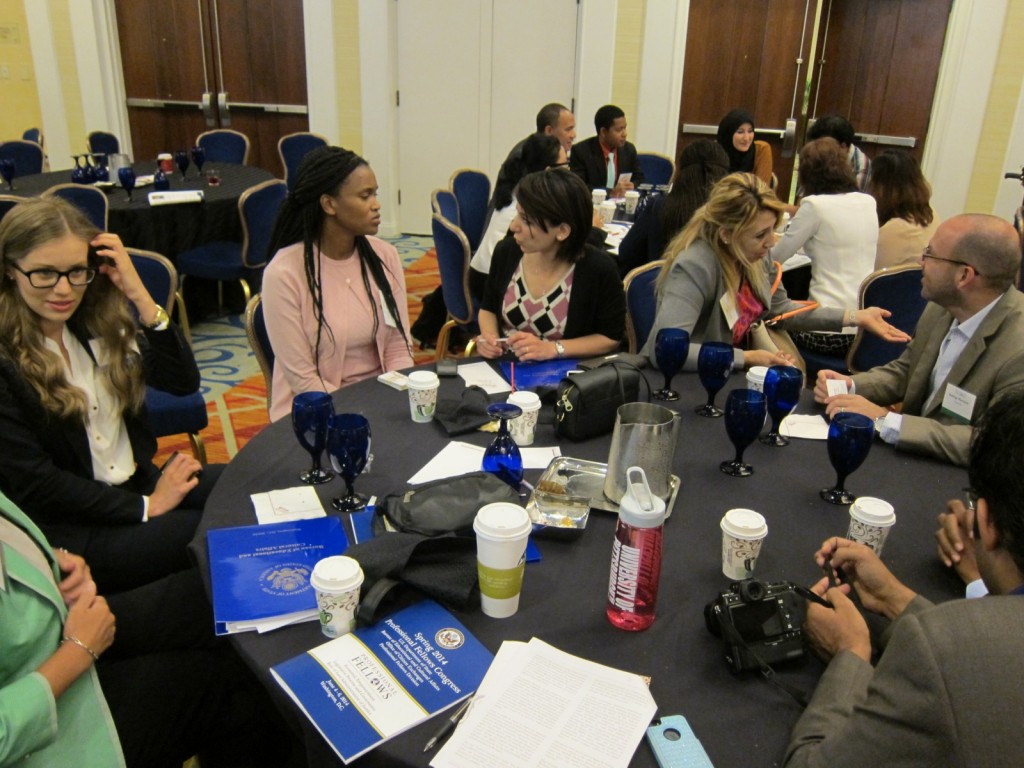 Networking at the Professional Fellows Congress