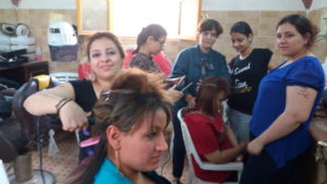 women's hairdressing
