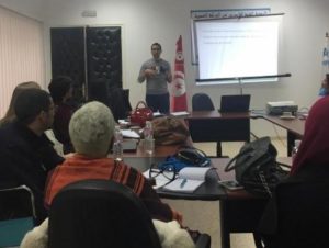 Sabri Jerbi, a 2017 Tunisian fellow, shared an idea for a sports event for children with disabilities and elicited some valuable ideas on funding this new program. 